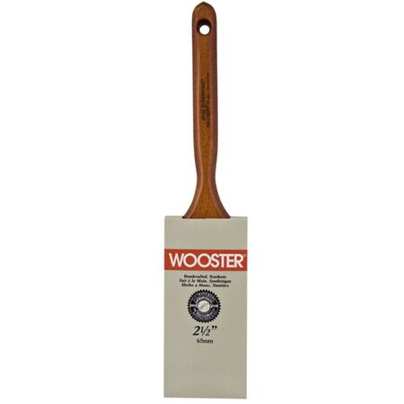 Wooster 2-1/2" Flat Sash Nylon/Polyester Bristle, Paint Brush, Wood Handle J4102
